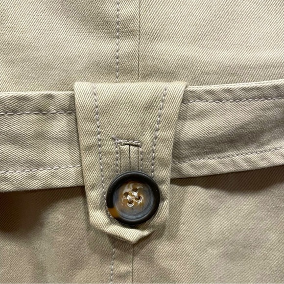 ZARA double breasted belted trench coat size medium - Picture 6 of 11